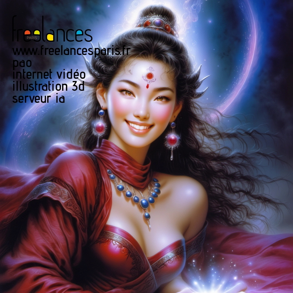 Pao mise en page internet vidéo illustration 3d serveur IA générative AI freelance paris studio de création magazines ojz9yyo0